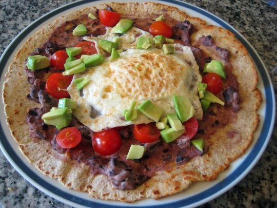 Mexican Breakfast Pizza 1